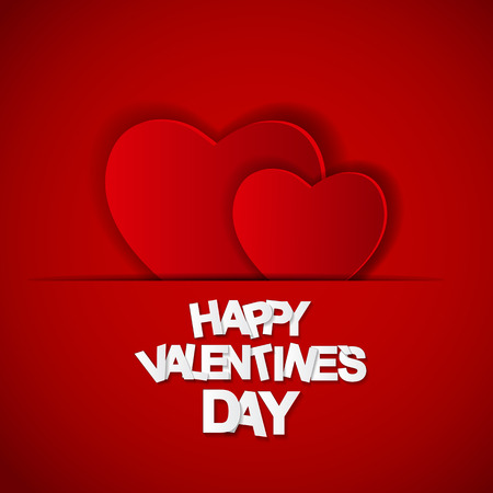 Happy Valentines Day Card. Vector Illustrationのイラスト素材