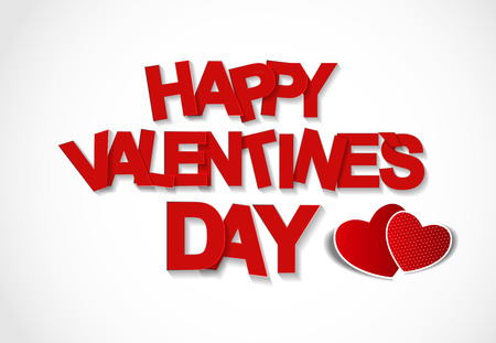 Happy Valentines Day Card. Vector Illustrationのイラスト素材