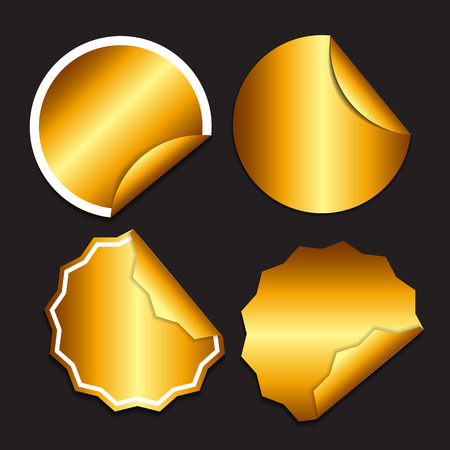 Sale Sticker, Banner Template Set Vector Illustration EPS10のイラスト素材