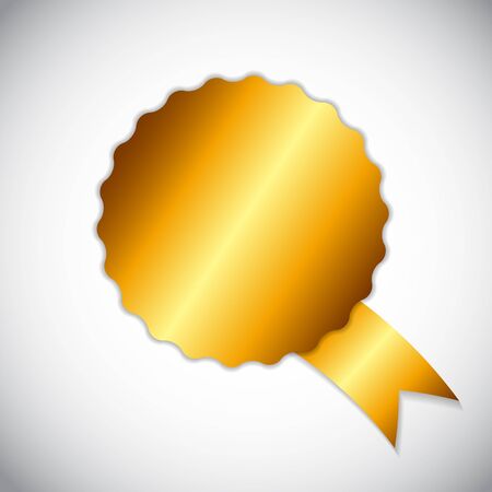 Best Choice Golden Label Vector Illustrationのイラスト素材