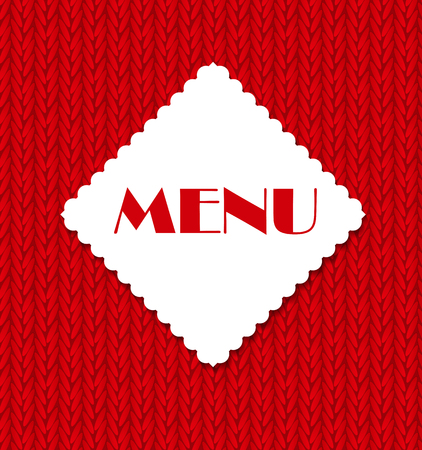 Restaurant Menu Template Vector Illustrationのイラスト素材