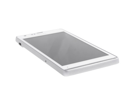 Minsk, Belarus - March 14 2015: Smartphone Sony Xperia SP Isolated on White Backgroundのeditorial素材