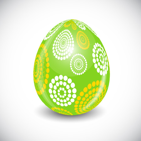 Beautiful Easter Egg Vector Illustrationのイラスト素材