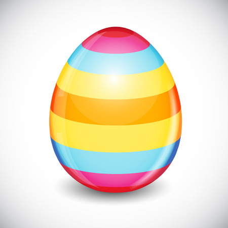 Beautiful Easter Egg Vector Illustrationのイラスト素材