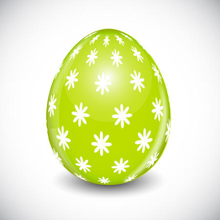 Beautiful Easter Egg Vector Illustrationのイラスト素材