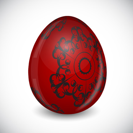 Beautiful Easter Egg Vector Illustrationのイラスト素材
