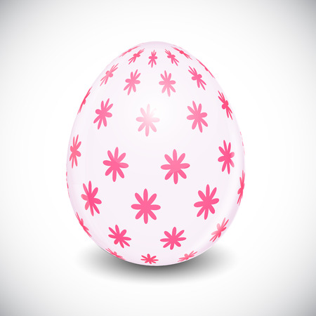 Beautiful Easter Egg Vector Illustrationのイラスト素材