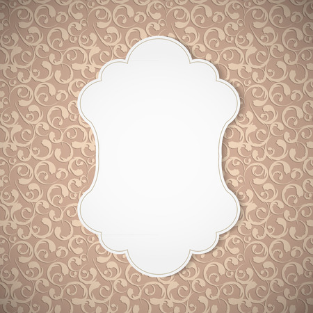 Frame in Vintage Background. Vector Illustrationのイラスト素材