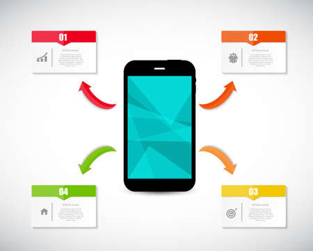 Infographic Design Elements for Your Business Vector Illustratioのイラスト素材