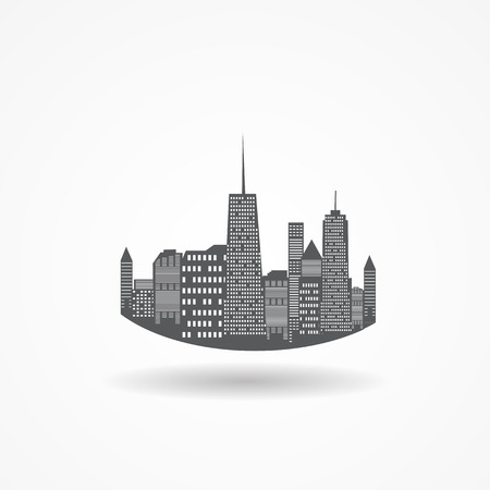 City Icon Vector Illustration EPS10のイラスト素材
