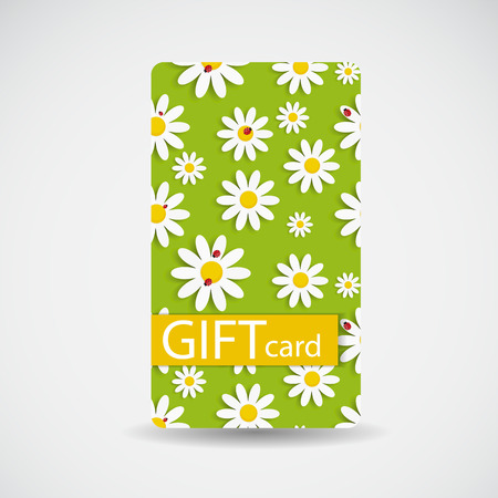 Abstract Beautiful Gift Card Design, Vector Illustrationのイラスト素材