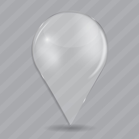 Glass Drop Frame on Abstract Background Vector Illustrationのイラスト素材