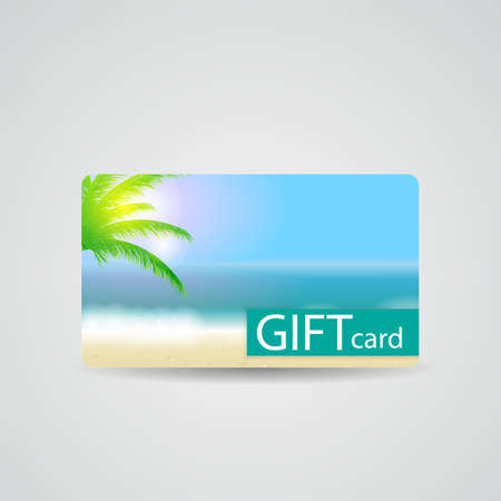 Abstract Beautiful Gift Card Design, Vector Illustrationのイラスト素材