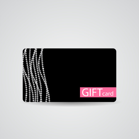 Abstract Beautiful Diamond Gift Card Design, Vector Illustrationのイラスト素材