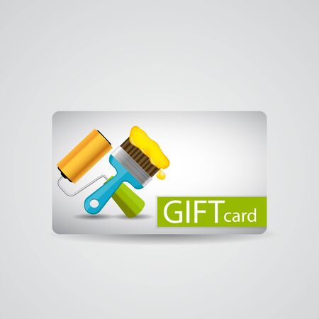 Abstract Beautiful Tools Gift Card Design, Vector Illustration.のイラスト素材