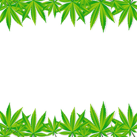 Abstract Cannabis Background Vector Illustrationのイラスト素材