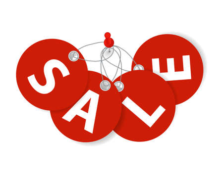 Sale Banner with Place for Your Text. Vector Illustrationのイラスト素材