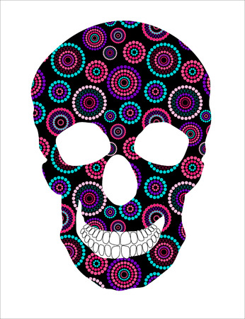 Skull Sign Vector Illustrationのイラスト素材