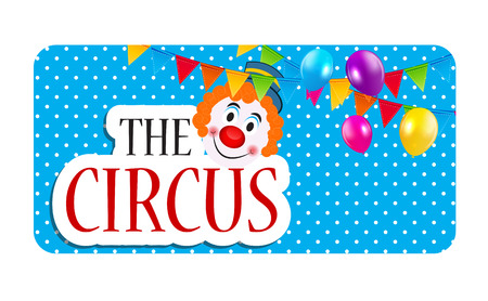 The Circus Banner Vector Illustration のイラスト素材