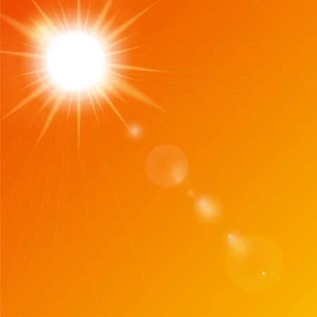 Natural Sunny  Background Vector Illustrationのイラスト素材