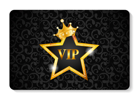 VIP Members Card Vector Illustrationのイラスト素材