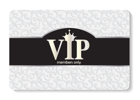 VIP Members Card Vector Illustrationのイラスト素材