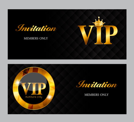 VIP Members Card Illustrationのイラスト素材