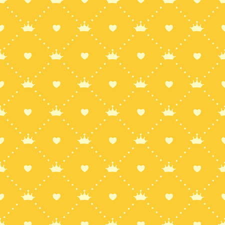 Princess Seamless Pattern Background Vector Illustrationのイラスト素材
