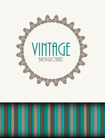 Retro Vintage Background Template Vector Illustration EPS10のイラスト素材