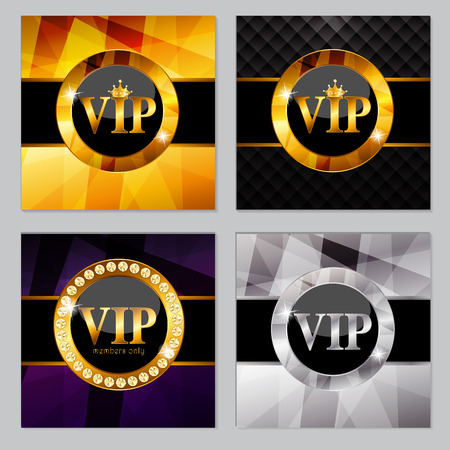 Abstract Luxury Background Set Vector Illustration EPS10のイラスト素材