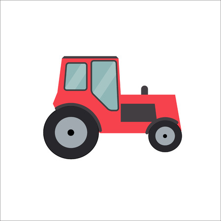 Ftat Tractor Vector Illustration EPS10のイラスト素材