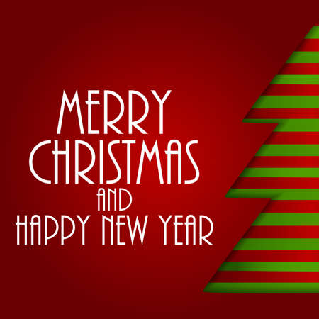 Abstract Christmas and New Year Background. Vector Illustration のイラスト素材