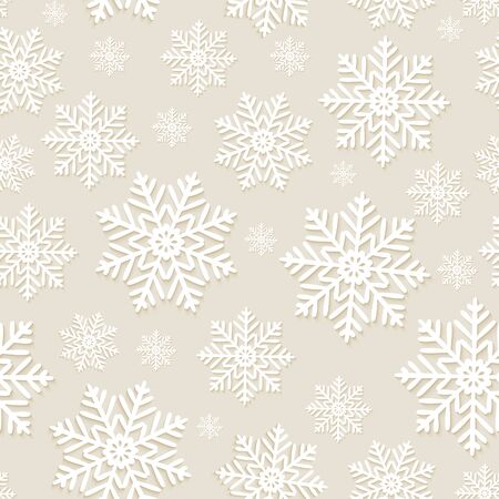 Abstract Christmas and New Year Seamless Pattern Background. Vector Illustration のイラスト素材