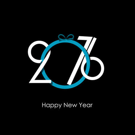 2016 New Year Background. Vector Illustration  のイラスト素材