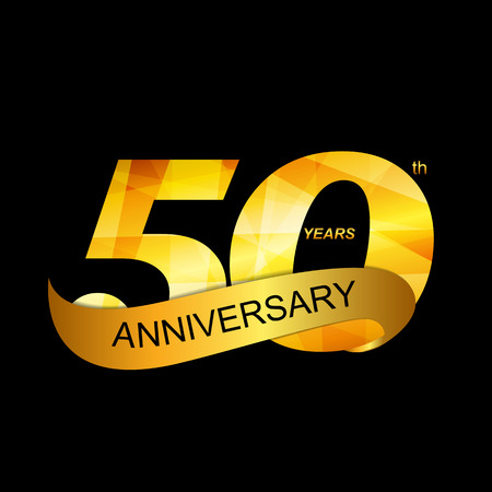 Template Logo 50th Anniversaryのイラスト素材