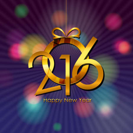 2016 New Year Background. 