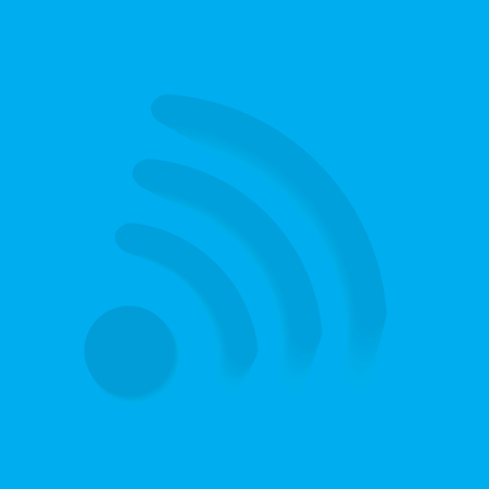 Transmission of Data. Vector Illustration. のイラスト素材