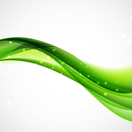 Abstract Colored Wave Background. Vector Illustration. EPS10のイラスト素材