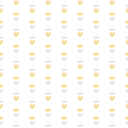 Princess Seamless Pattern Background Vector Illustrationのイラスト素材
