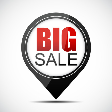 Big Sale Label Vector Illustrationのイラスト素材