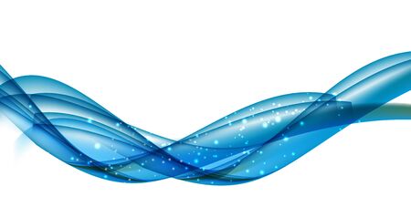 Abstract Colored Wave Card Set Background. Vector Illustration. EPS10のイラスト素材