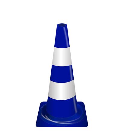 Road signs. Blue Badge guardrails. Vector Illustration EPS10のイラスト素材