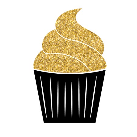 Birthday Cake Flat Web Icon Vector Illustration