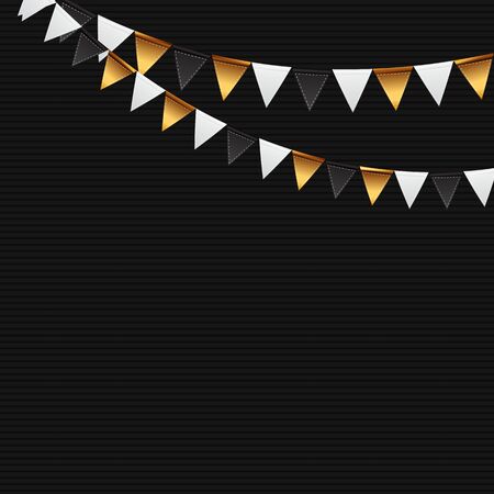 Party Background with Flags Illustrationのイラスト素材