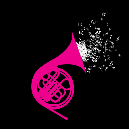 Abstract Music Background Vector Illustration for Your Designのイラスト素材