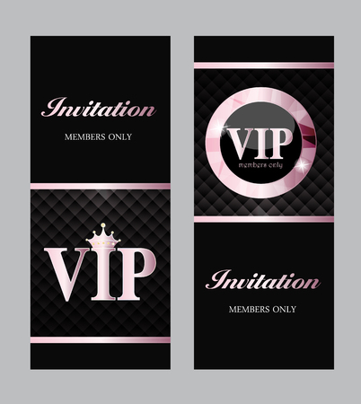 Abstract Luxury VIP Members Only Invitation Background Vector Ilのイラスト素材