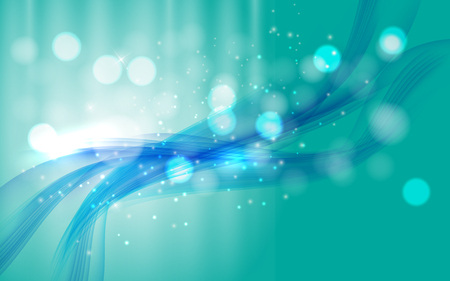 Abstract Colored Wave Background. Vector Illustrationのイラスト素材