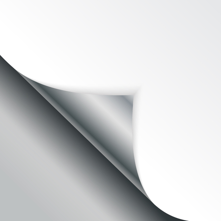 Shape of bent angle is free for filling silver color. Vector Illustration.のイラスト素材