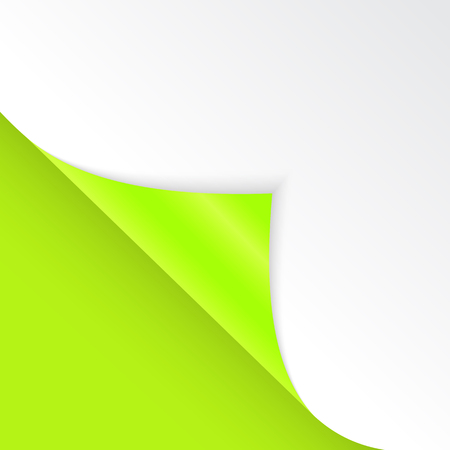 Shape of bent angle is free for filling green color. Vector Illustration.のイラスト素材