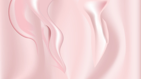 Colorful pink wave background. Vector Illustration.のイラスト素材